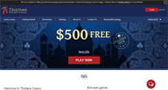 Desktop Screenshot of 7sultanscasino.com
